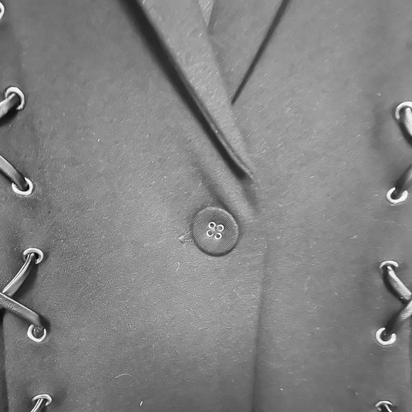 Torrid Lace Up Relaxed Fit Stretch Blazer - Picture 4 of 8